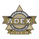 ADEX Gold 2010 Award for Design Excellence logo