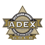 ADEX Gold 2012 Award for Design Excellence logo