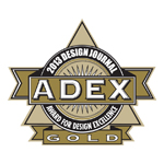 ADEX Gold 2013 Award for Design Excellence logo