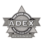 ADEX Platinum 2008 Award for Design Excellence logo