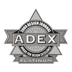 ADEX Platinum 2009 Award for Design Excellence logo