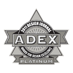 ADEX Platinum 2011 Award for Design Excellence logo