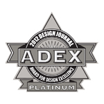 ADEX Platinum 2012 Award for Design Excellence logo