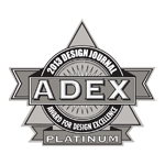 ADEX Platinum 2013 Award for Design Excellence logo