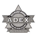 ADEX Platinum 2014 Award for Design Excellence logo
