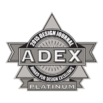 ADEX Platinum 2015 Award for Design Excellence logo
