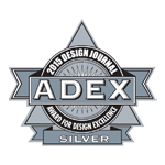 ADEX Silver 2015 Award for Design Excellence logo