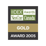 IIDEX® NeoCon® Canada Gold Award 2005 logo