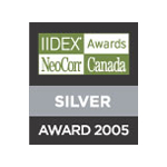 IDEX® NeoCon® Canada Silver Award 2005 logo