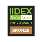 IIDEX® NeoCon® Canada Bronze Award 2007 logo