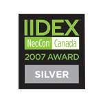 IDEX® NeoCon® Canada Silver Award 2007 logo
