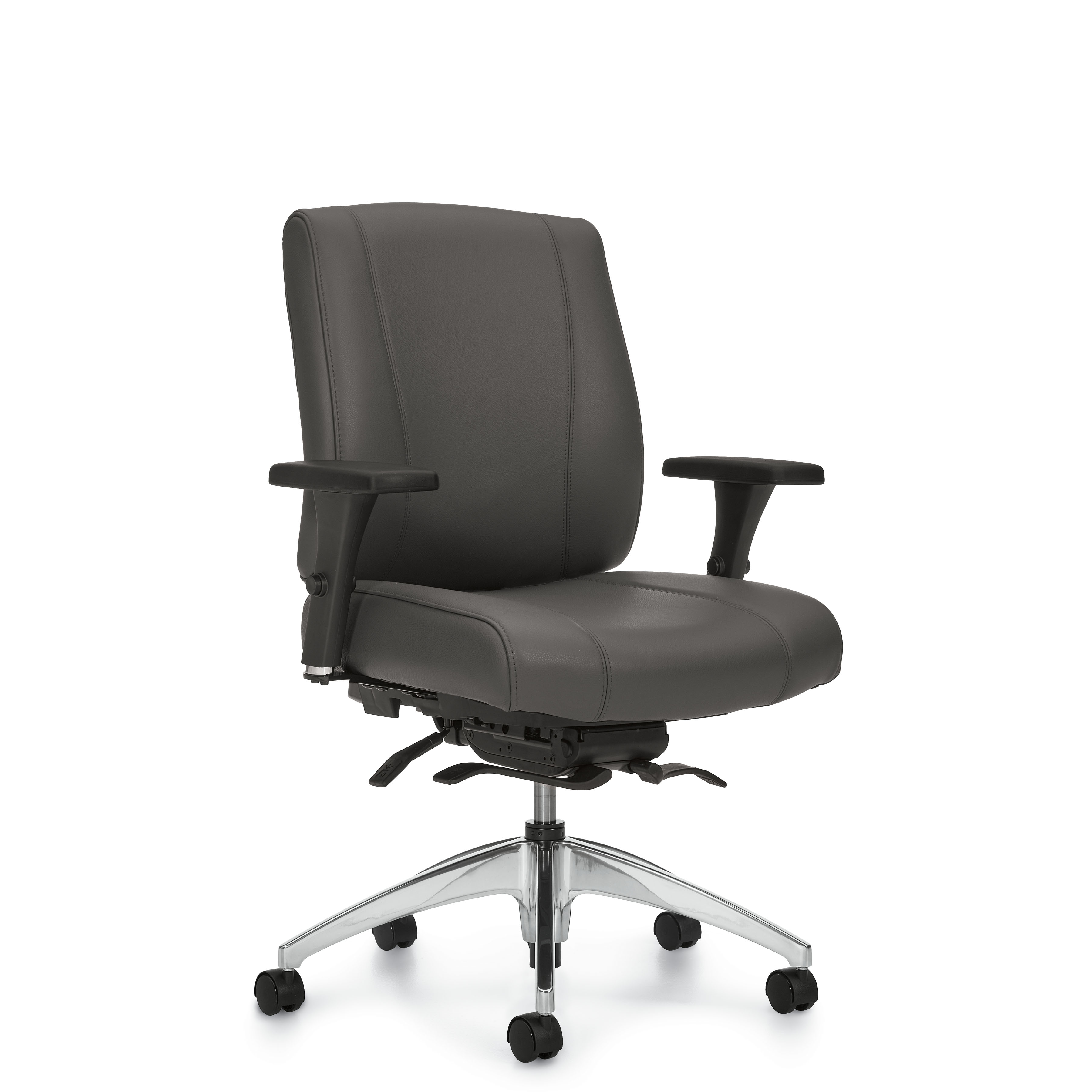 Triumph - Ergonomic Task Chair - Task Chair - Office Task Chair - Lumbar support for task chair - Medium Back Weight Sensing Synchro-Tilter