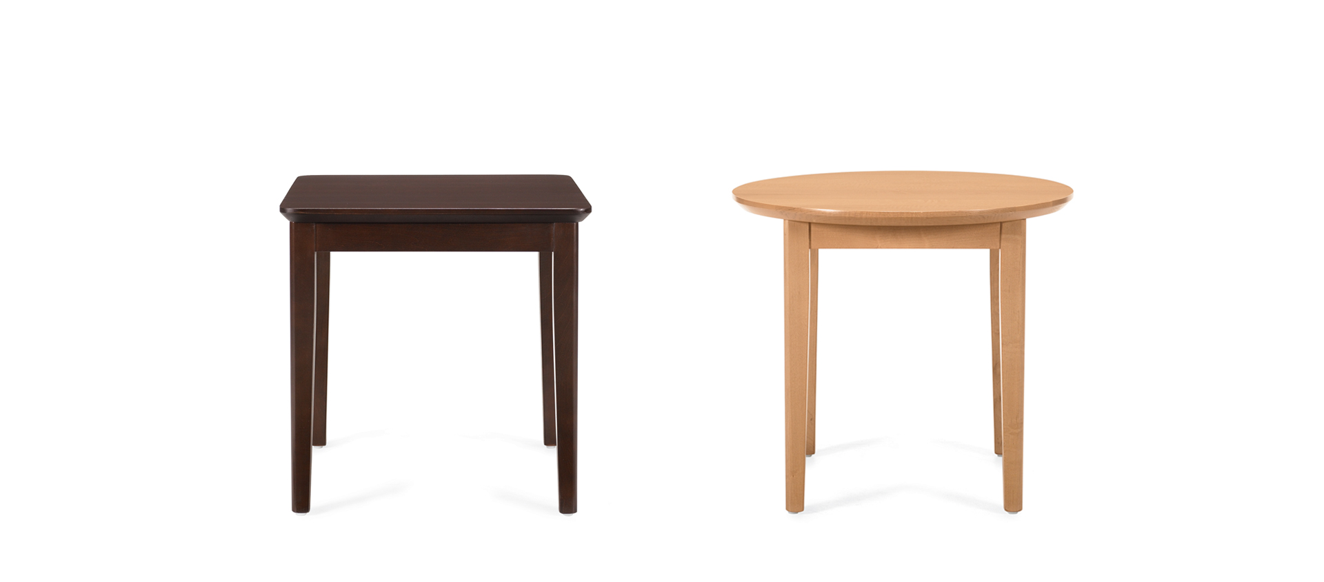Image of three styles of occasional tables