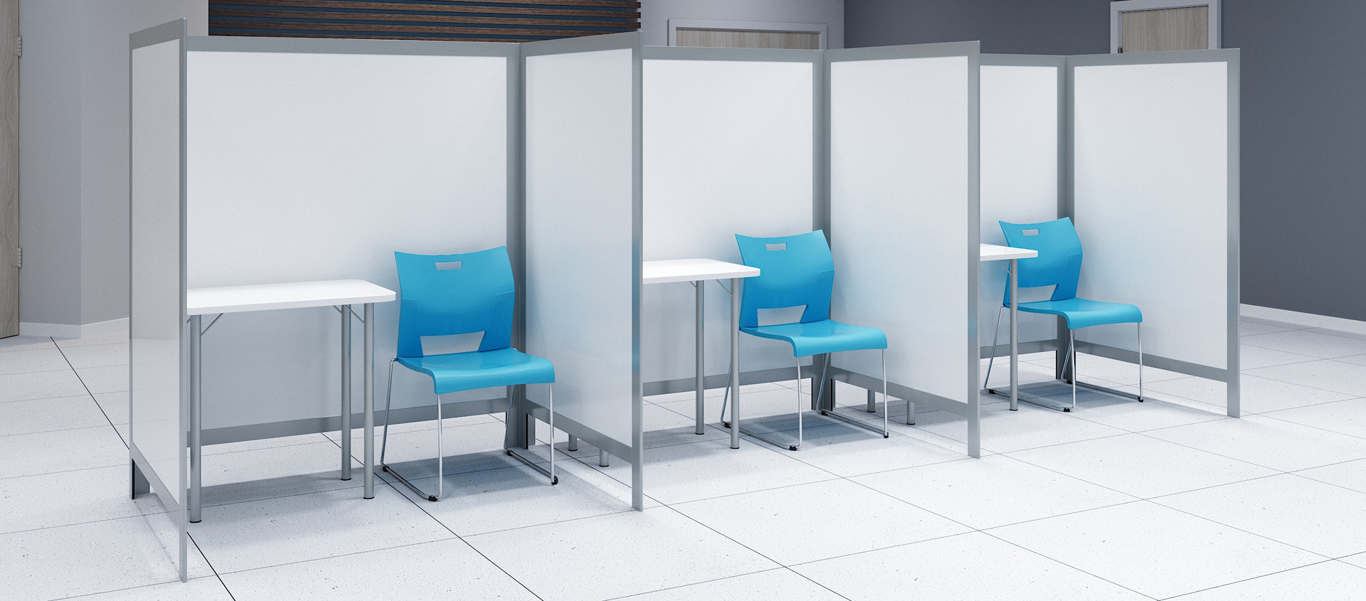 Panneau De Séparation De Bureau En PVC - 40x30x0.5 Cm - Protection Contre Les Gouttelettes, Pour École Ou Open Space