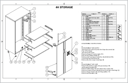 4 High Storage Sheet Cover