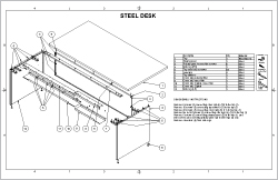 Steel Desk Sheet Cover