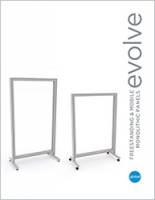 Evolve Freestanding + Mobile Monolithic Panels Sell Sheet Brochure Cover