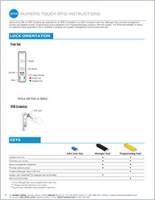 1200 Series Personal Lockers RFID Lock Instructions Brochure Cover