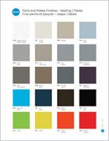 Paint + Plated Finishes - Seating + Tables Brochure Cover