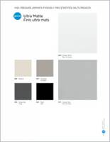 Ultra Matte Finishes Brochure Cover