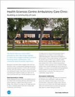 Health Sciences Centre Ambulatory Care Clinic Brochure Cover
