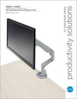 Guide d'installation des bras de moniteur PSMA Brochure Cover