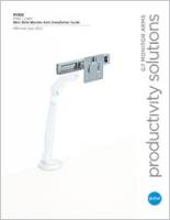 Guide d'installation des bras de moniteur PSMS Brochure Cover