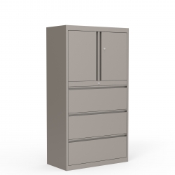 elevenfurniture Metal Office Storage Cupboard With 2 Drawers Filing File Cabinet 