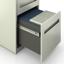 Caisson à deux tiroirs simples et un tiroir classeur – Tiroir classeur Feature Thumbnail