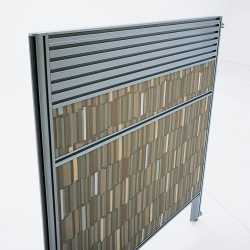 Fabric Panels with Slat Rail Feature Thumbnail