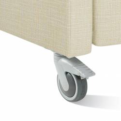 Optional Manual Locking Casters for Recliners Feature Thumbnail