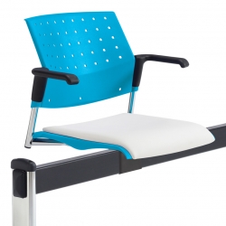 Upholstered Seat with Polypropylene Back Feature Thumbnail
