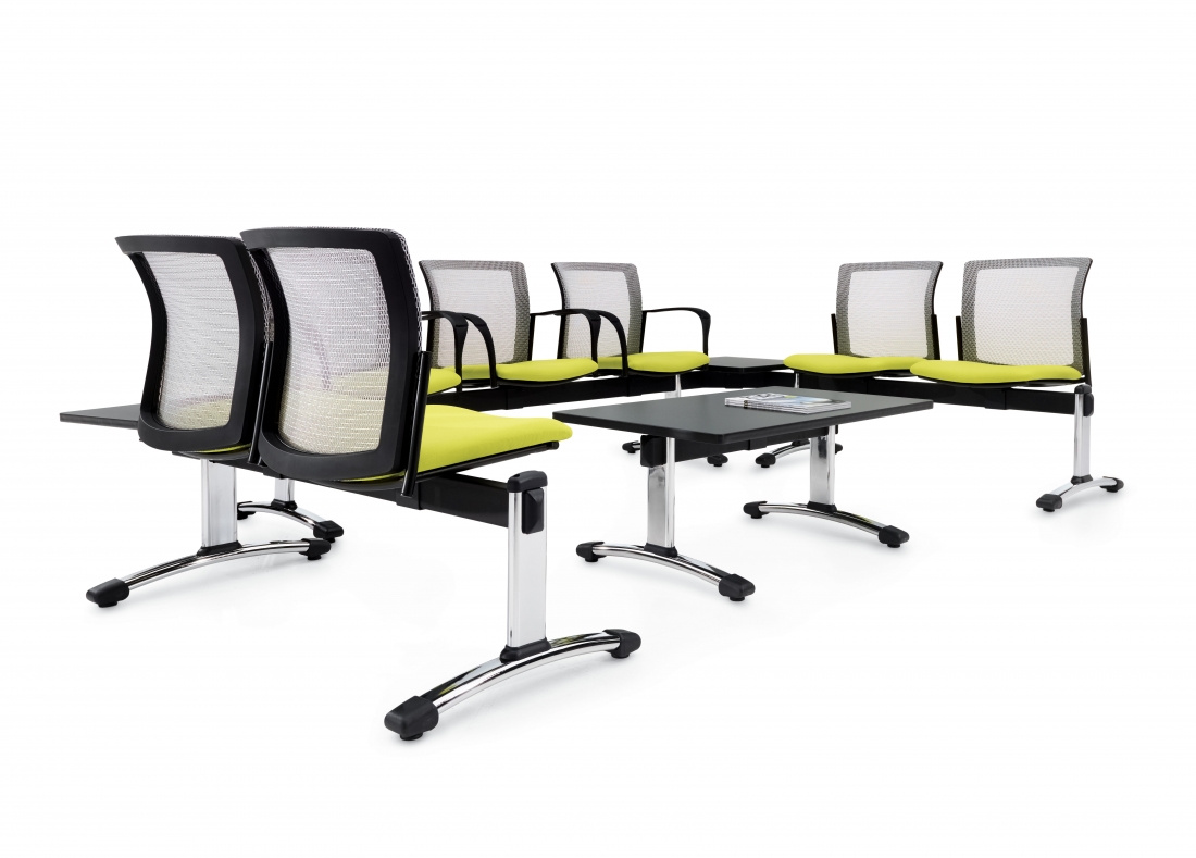 Global Furniture Group, Beam seating is a truly flexible solution for waiting rooms and reception. Seating units easily