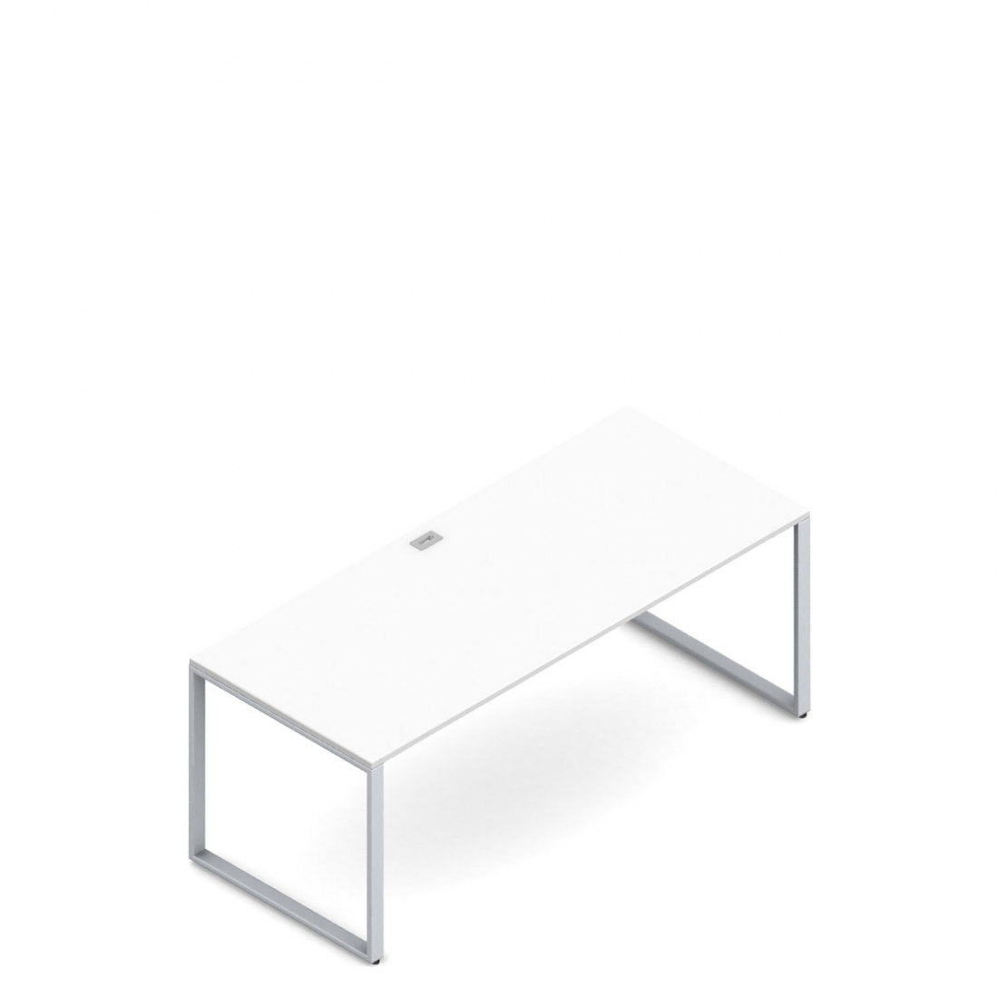 Freestanding Desk, Metal Legs, 72”W x30”D
