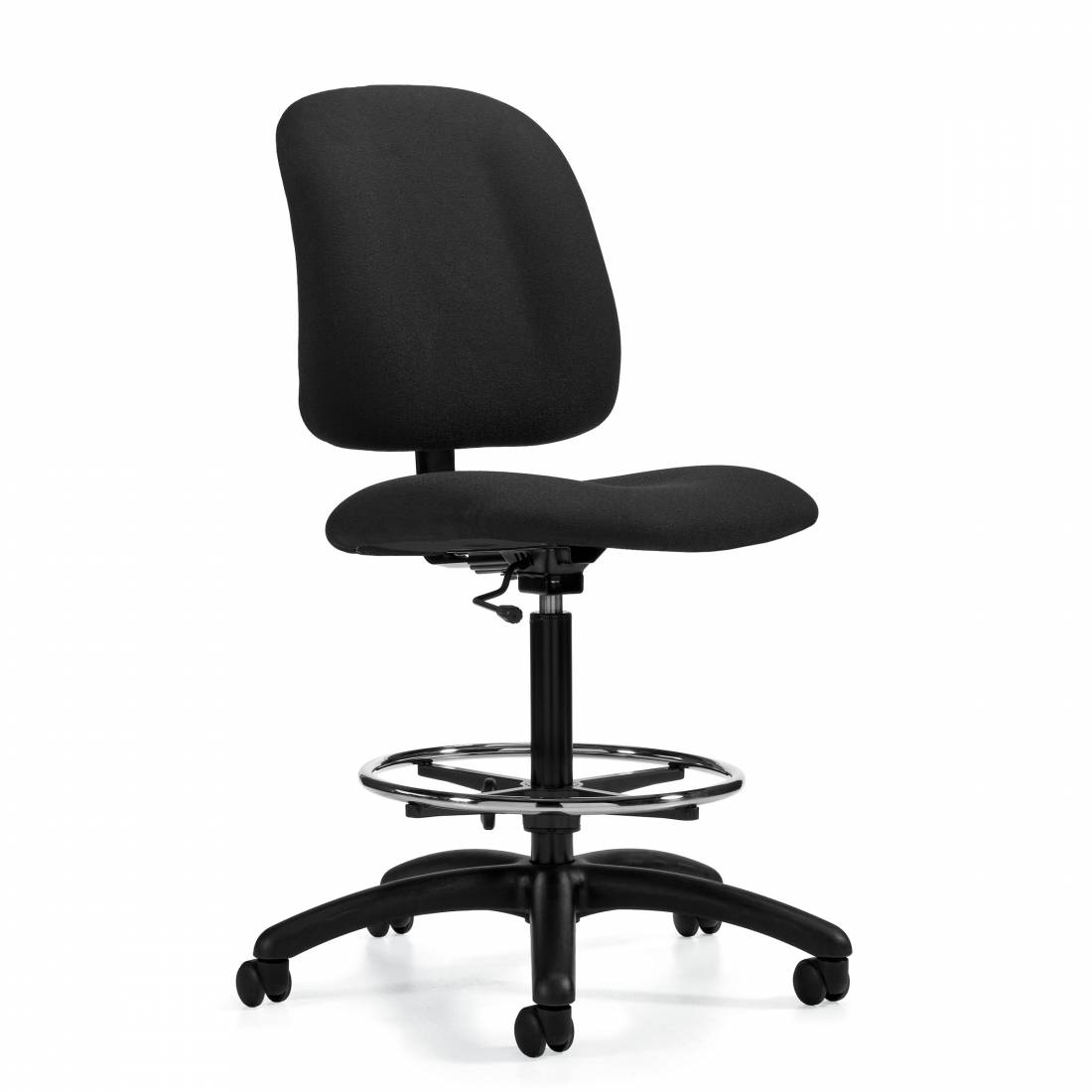 Low Back Task Drafting Chair, Armless