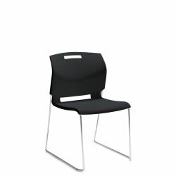 Armless Chair, Polypropylene Seat & Back Model Thumbnail
