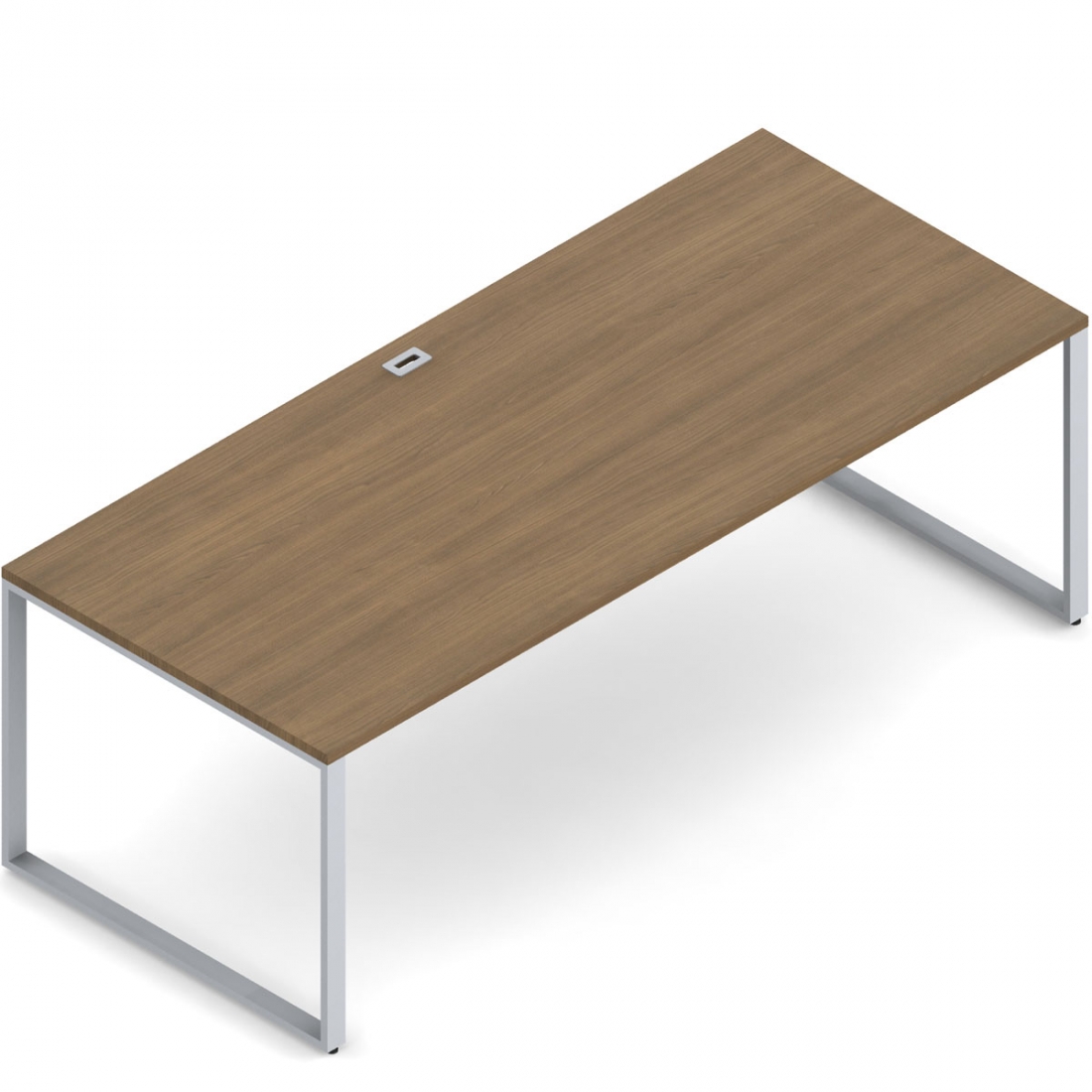 Bureau autoportant avec pieds en métal, 84 po L x 36 po P
