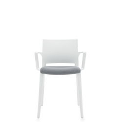 Armchair, Upholstered Seat & Polymer Back Model Thumbnail