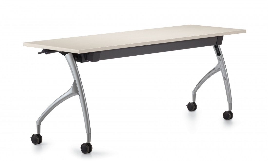 72”W x 24”D Rectangular Table, Flip Top