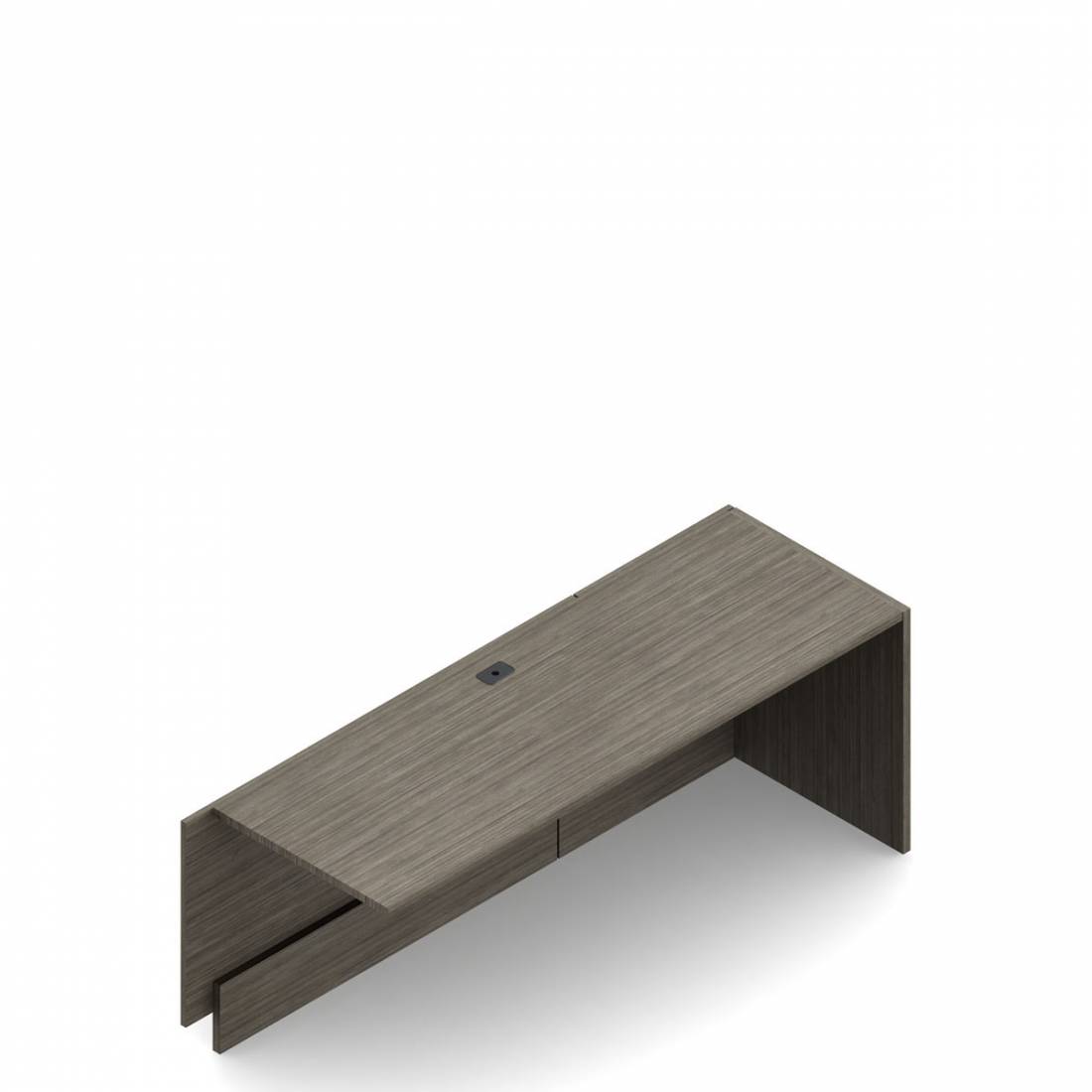 Retour d’accueil bas, 75,7 po L x 25 po P - droite