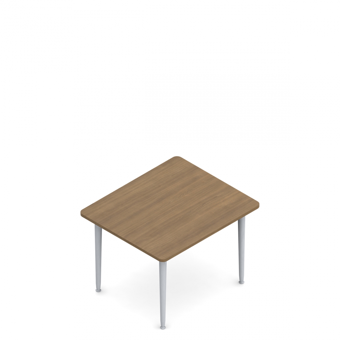 Table rectangulaire, pieds fuselés, 42 po L x 36 po P