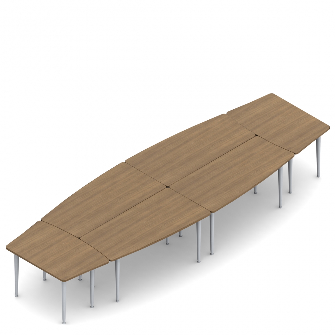 15 Foot Transformer Table Set, Tapered Legs
