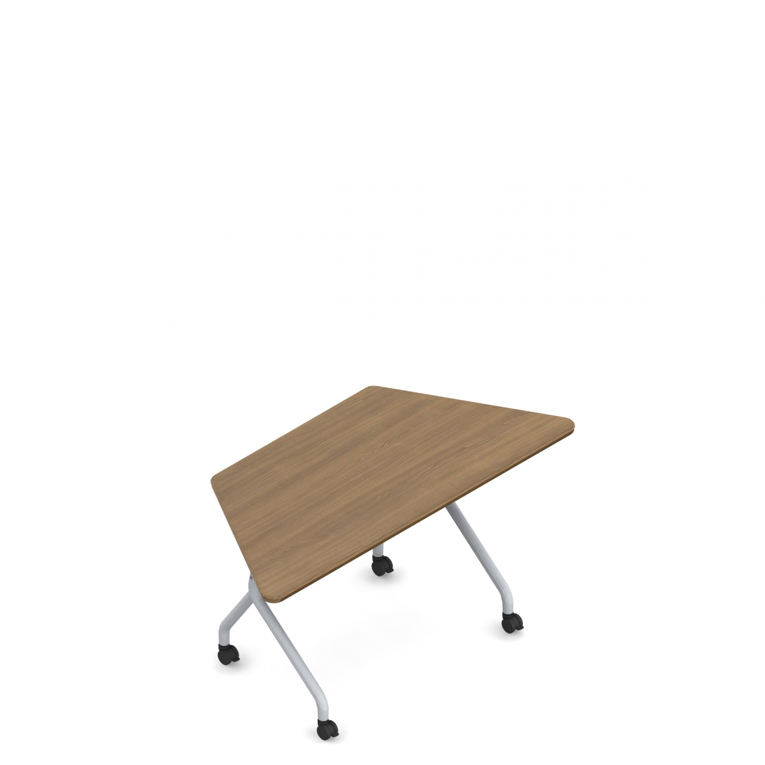 Trapezoid Flip-Top Table, Spider Legs, 66