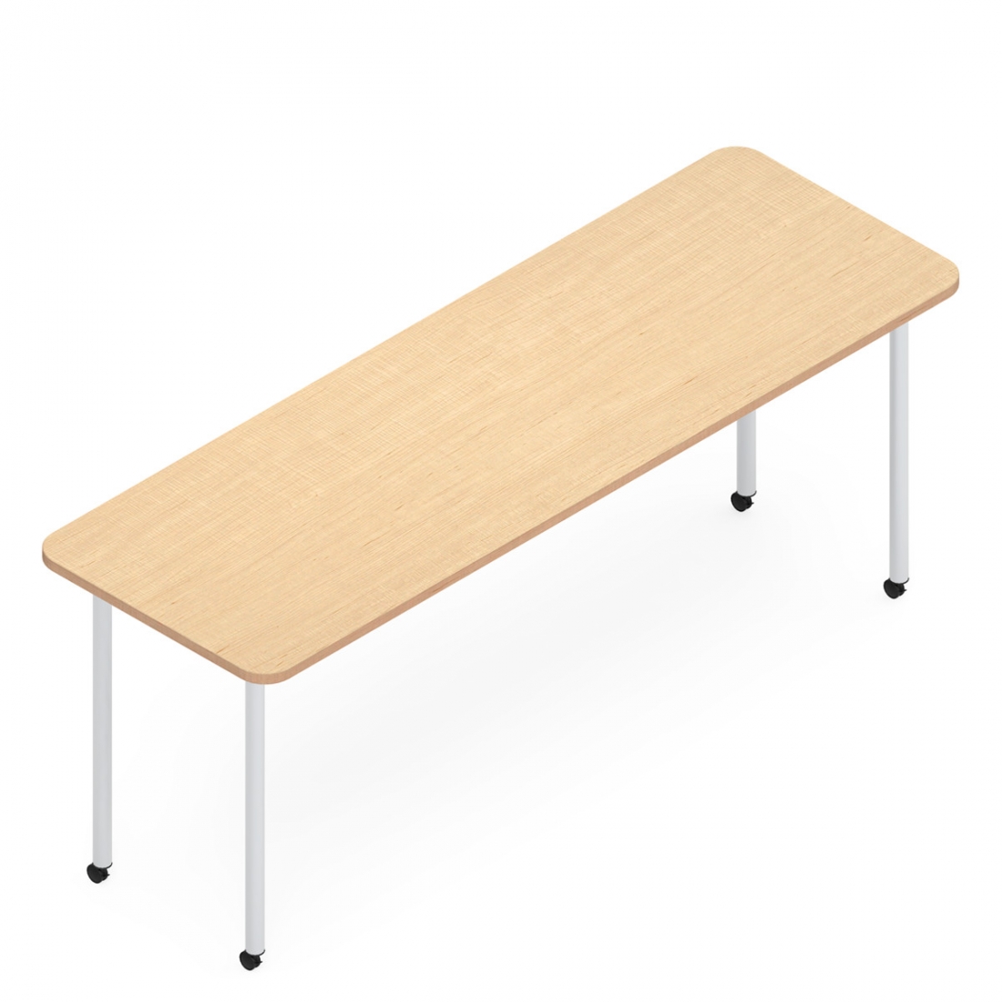 Table rectangulaire mobile, 60 po L x 24 po P