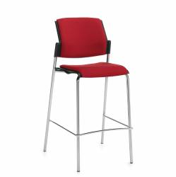 Sonic - classroom chairs - classroom seating - Armless Bar Stool, Upholstered Seat & Back