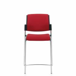 Sonic - classroom chairs - classroom seating - Armless Counter Stool, Upholstered Seat & Back