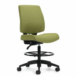 G1 Ergo Select - task chair - ergonomic task chair - task seating - Armless Medium Back Stool