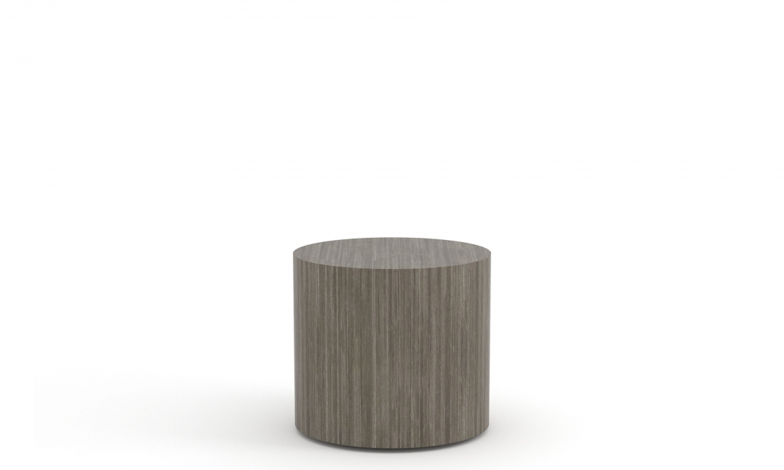 Table cylindrique de qualité sans socle 16 po H, 18 po L x 18 po P