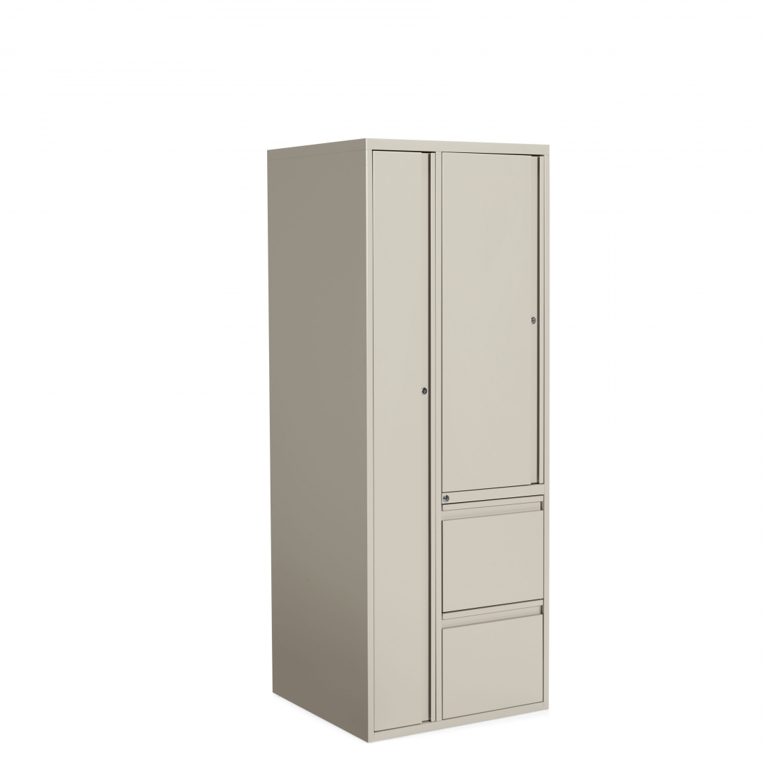 Personal Tower, Wardrobe - Left, Two File - Right