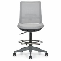 Factor - mesh task chair - task chair - ergonomic chair - office mesh chair - ergonomic task chair - lumbar support for office chair - Medium Back Stool, Armless